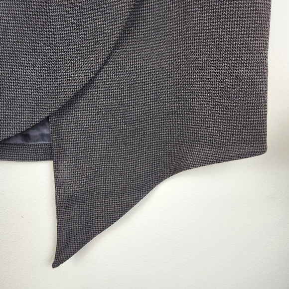 Giorgio Armani Houndstooth Print Skirt Size Italy 46 US 10 NWT Office career - Picture 4 of 8